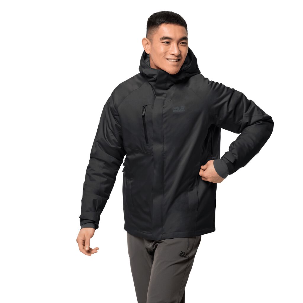 Jack Wolfskin TROPOSPHERE Vestes Homme Noir - EWXNDHM-72